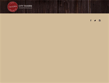 Tablet Screenshot of citytaverndowntown.com